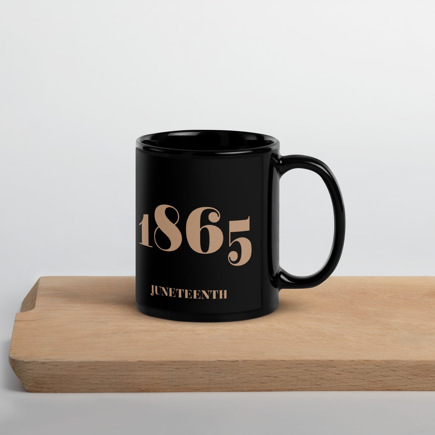 Juneteenth Statement Mug (Glossy Black)