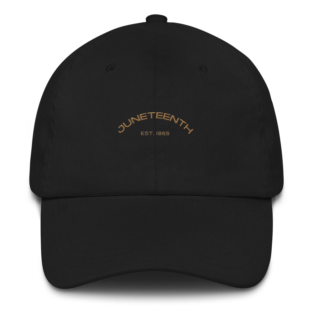 Premium Dad Hat, Juneteenth (Nude Font)