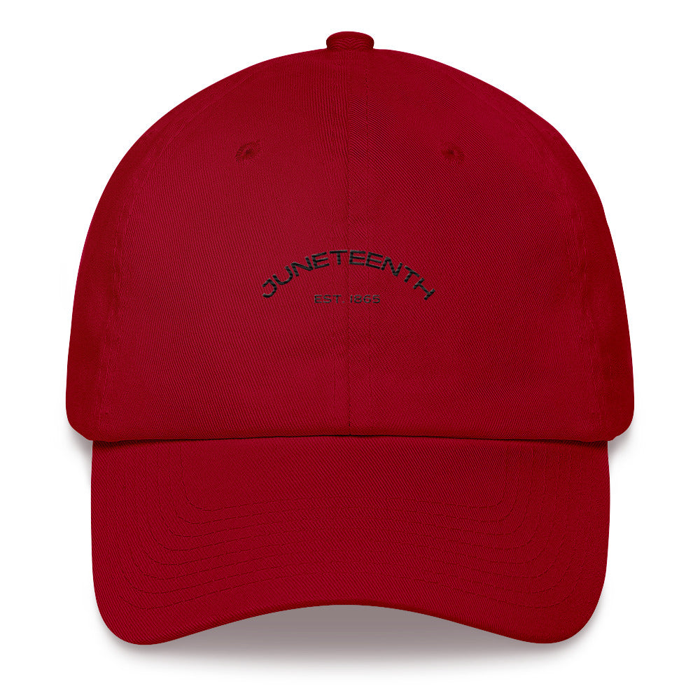 Premium Dad Hat, Juneteenth (Black Font)