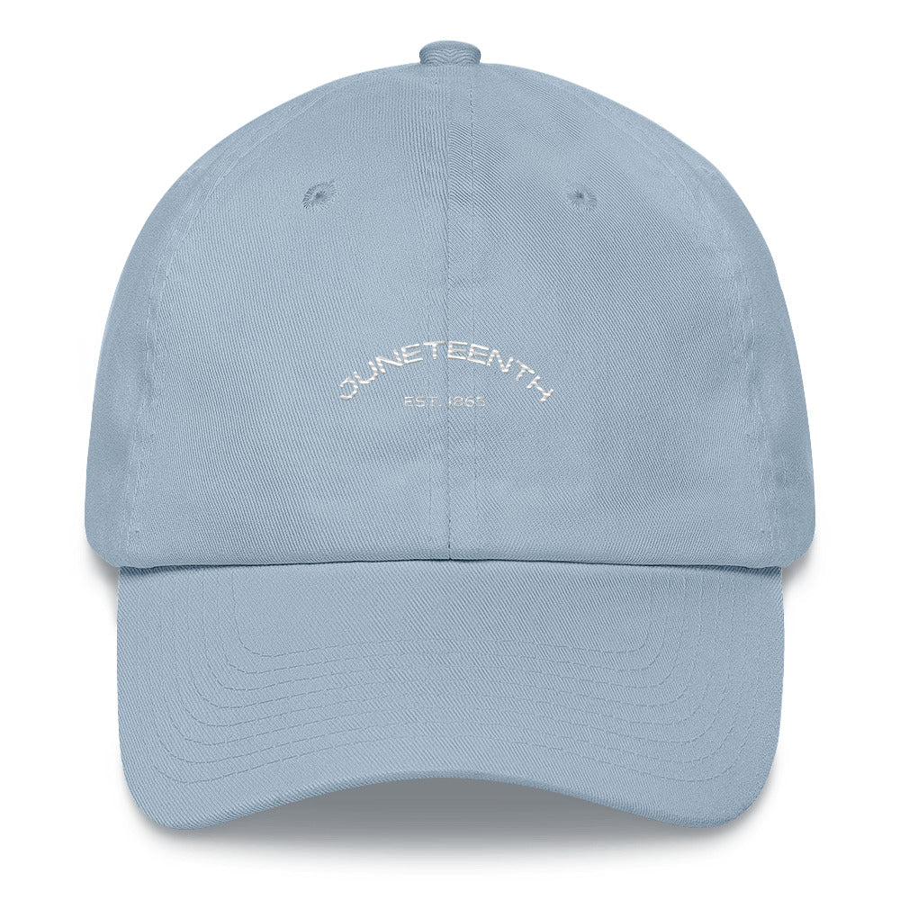 Premium Dad Hat, Juneteenth (White Font)