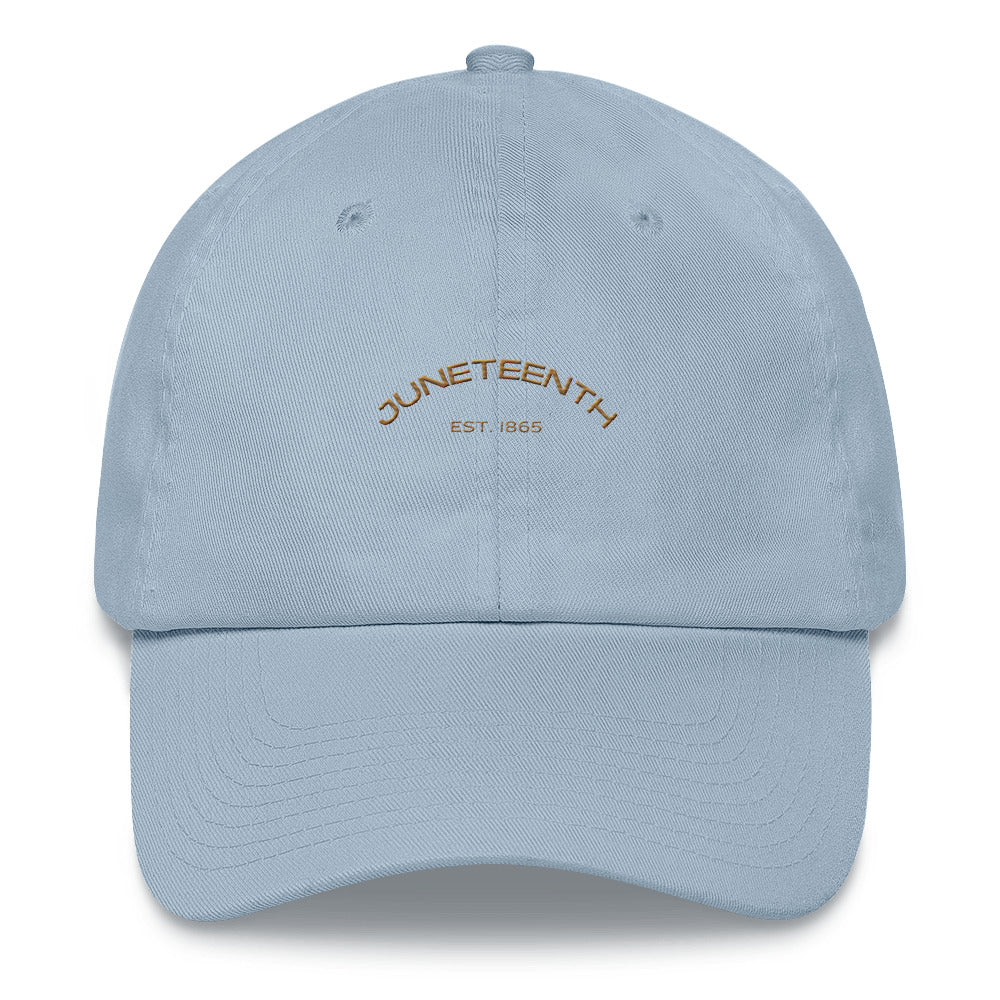 Premium Dad Hat, Juneteenth (Nude Font)