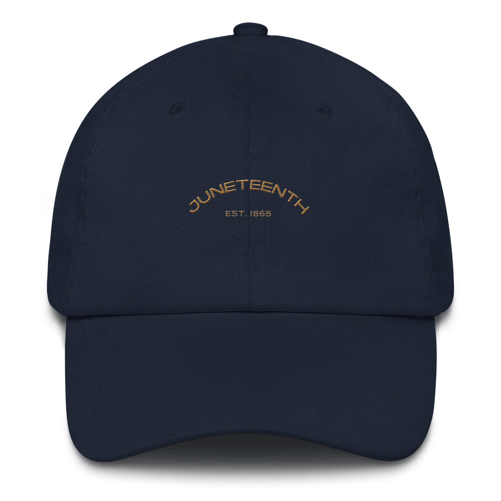 Premium Dad Hat, Juneteenth (Nude Font)