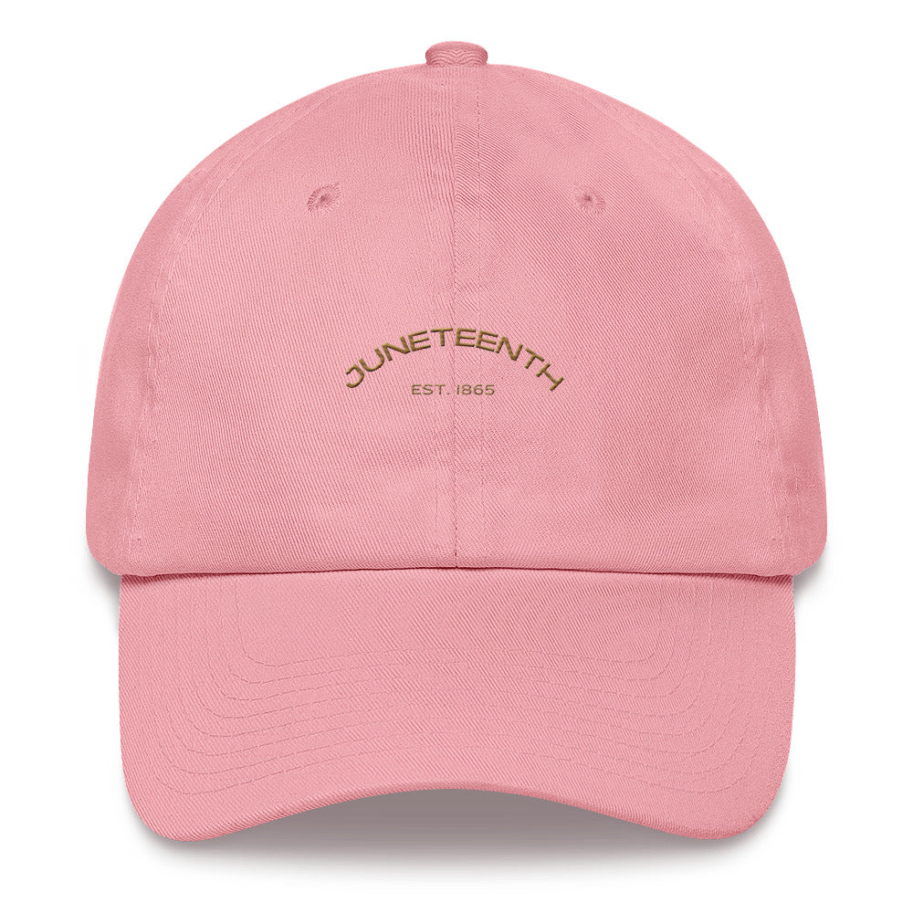 Premium Dad Hat, Juneteenth (Nude Font)
