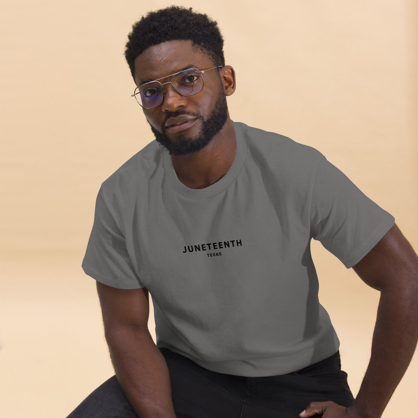 Men's Juneteenth Tee (Black Font)