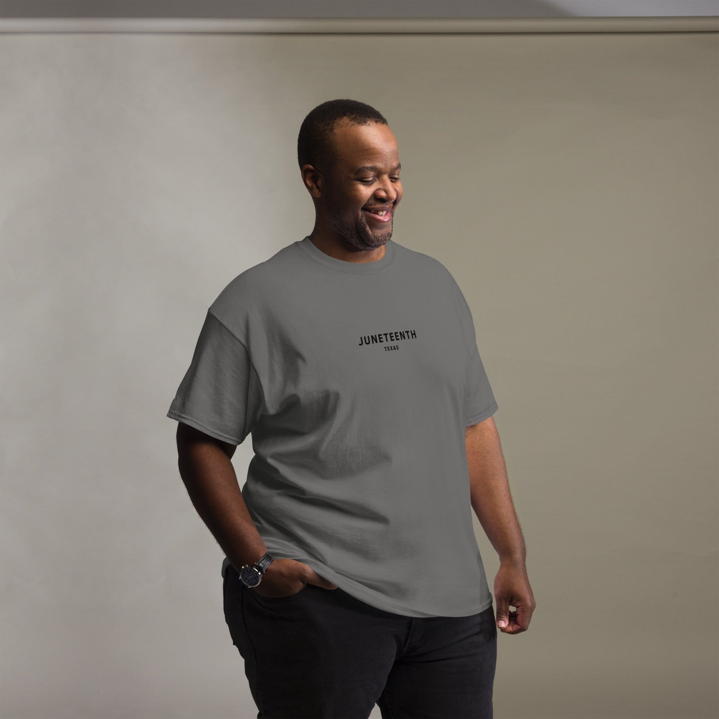 Men's Juneteenth Tee (Black Font)