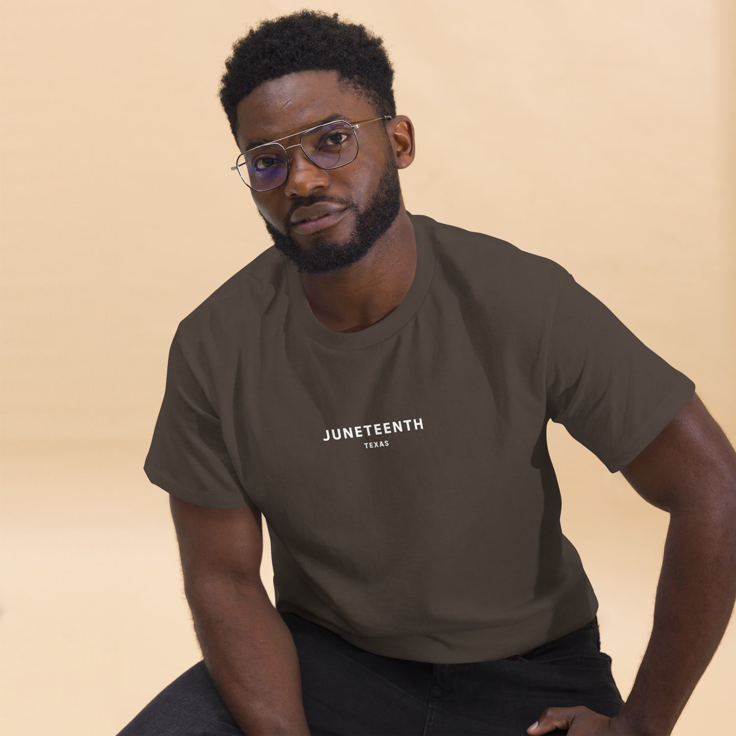 Men's Juneteenth Tee (White font)