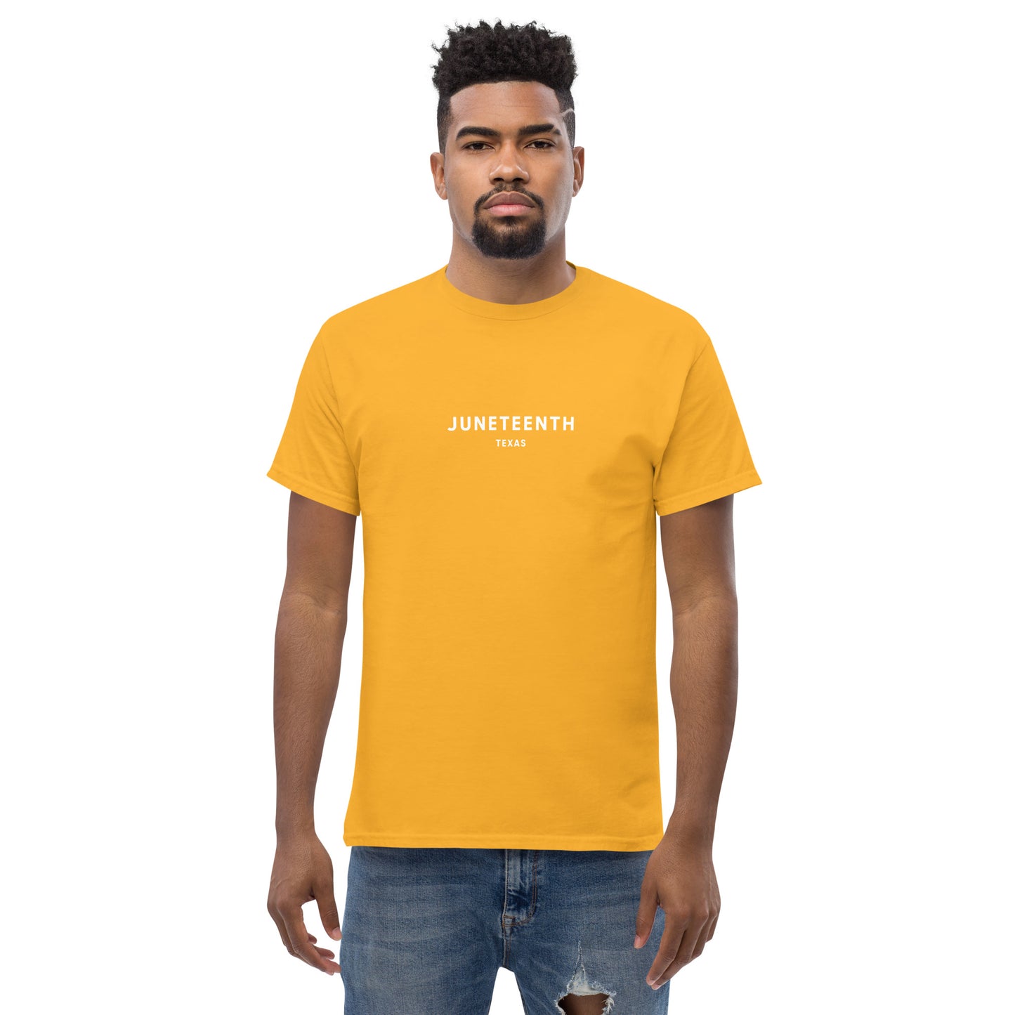 Men's Juneteenth Tee (White font)