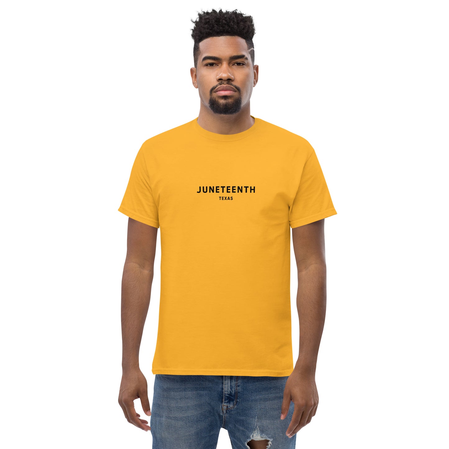 Men's Juneteenth Tee (Black Font)