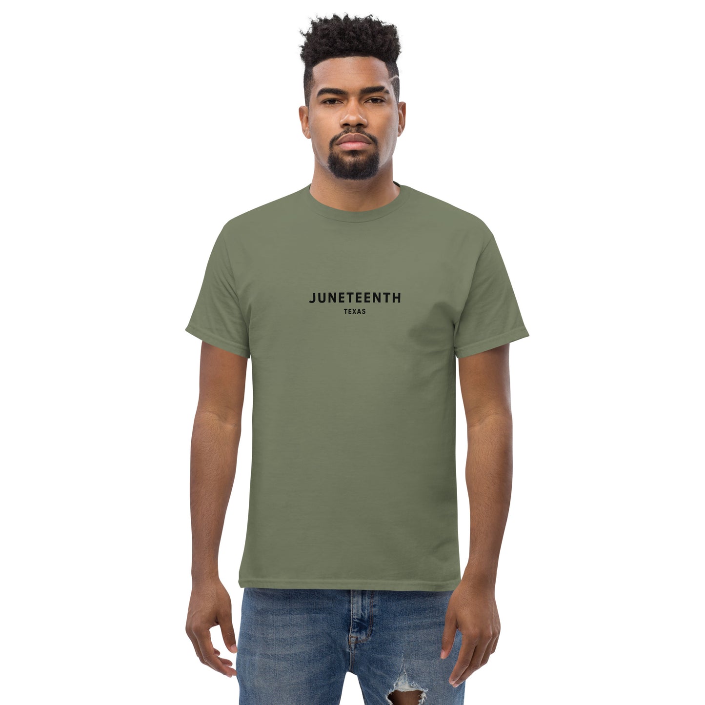 Men's Juneteenth Tee (Black Font)