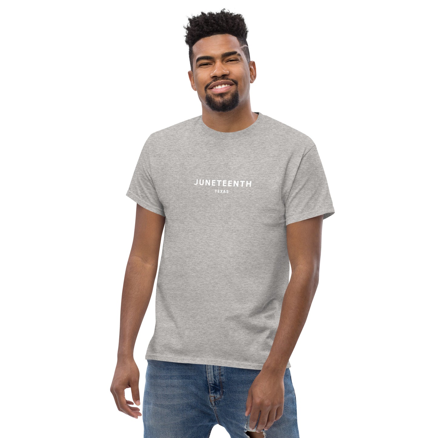 Men's Juneteenth Tee (White font)