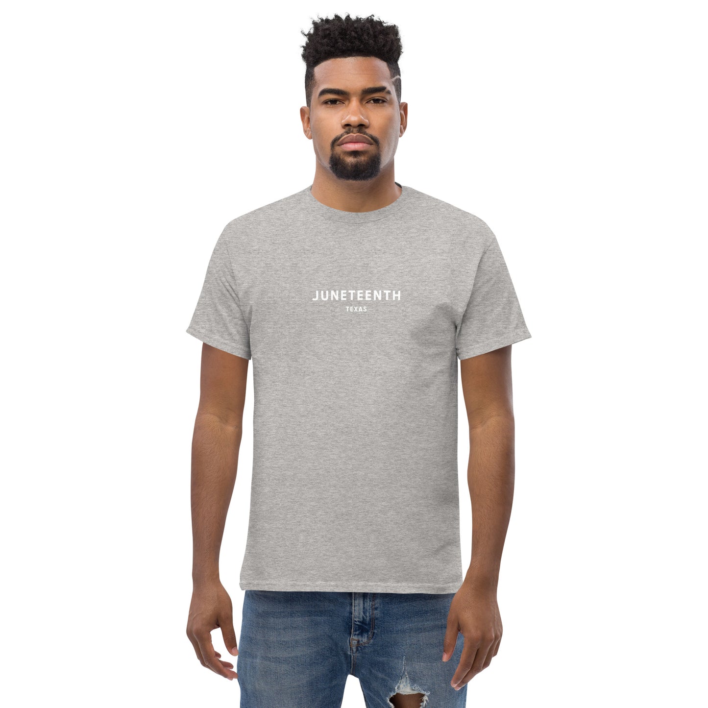 Men's Juneteenth Tee (White font)