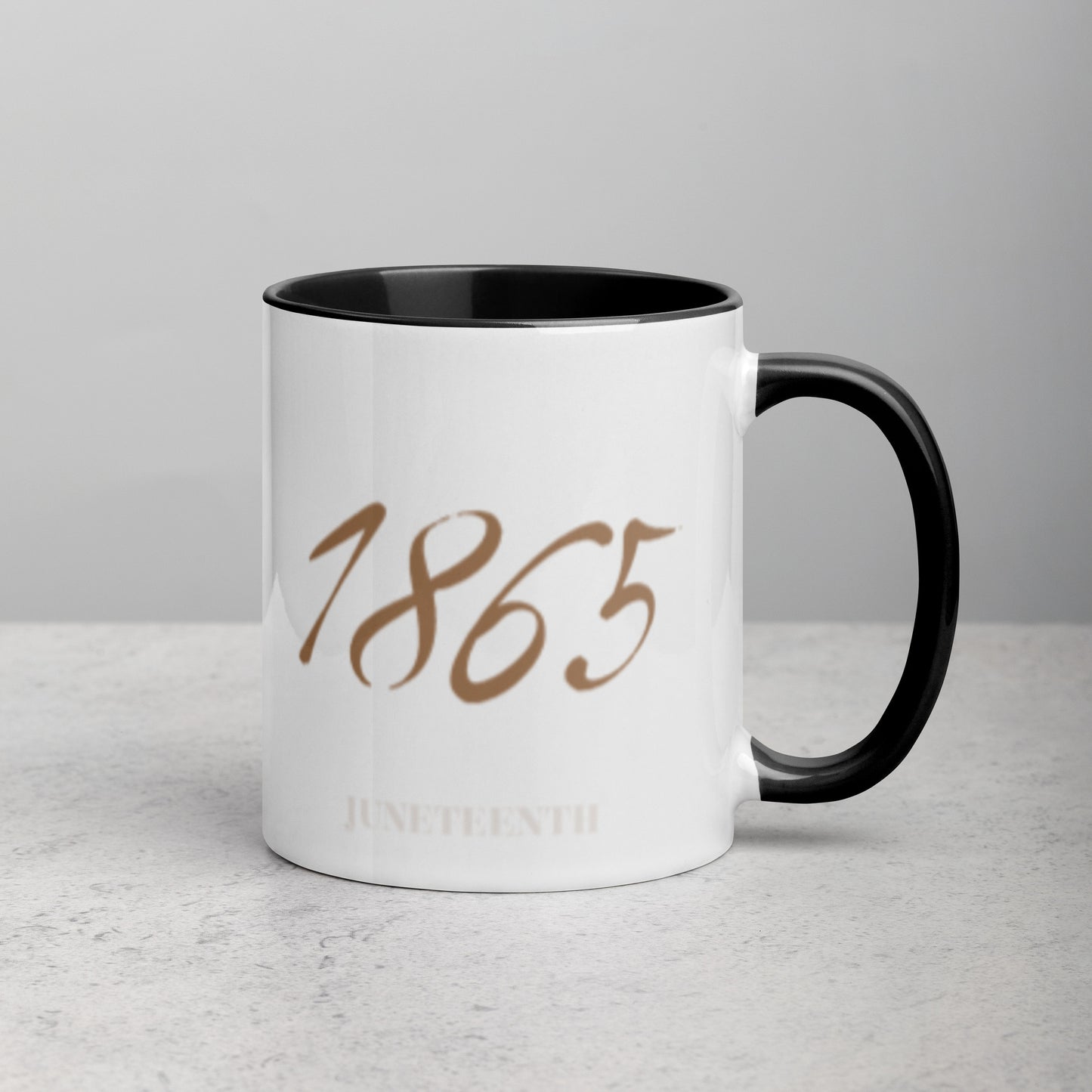 Aesthetic Juneteenth Mug (Black Trim & Inside)