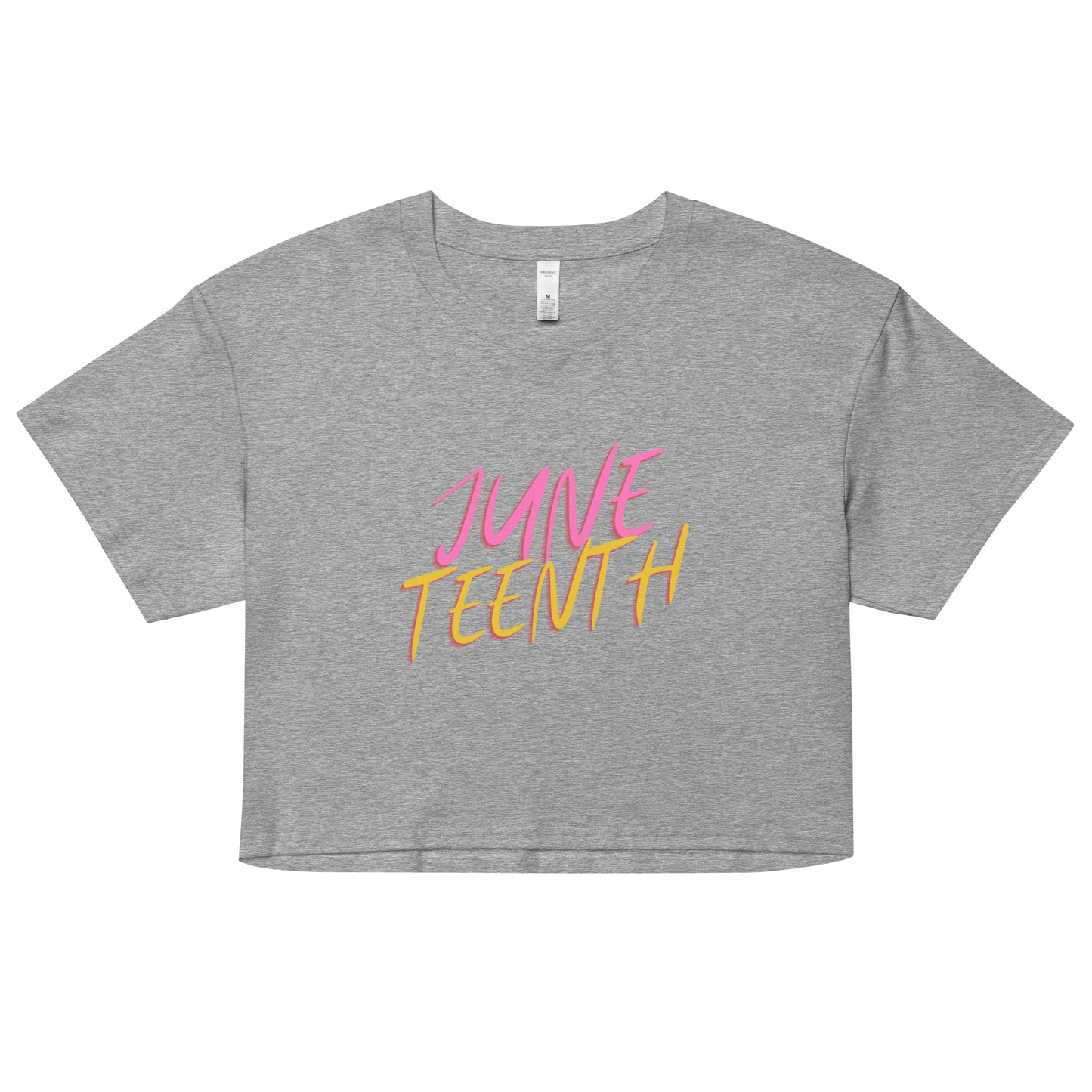 Juneteenth Vibes Crop Top