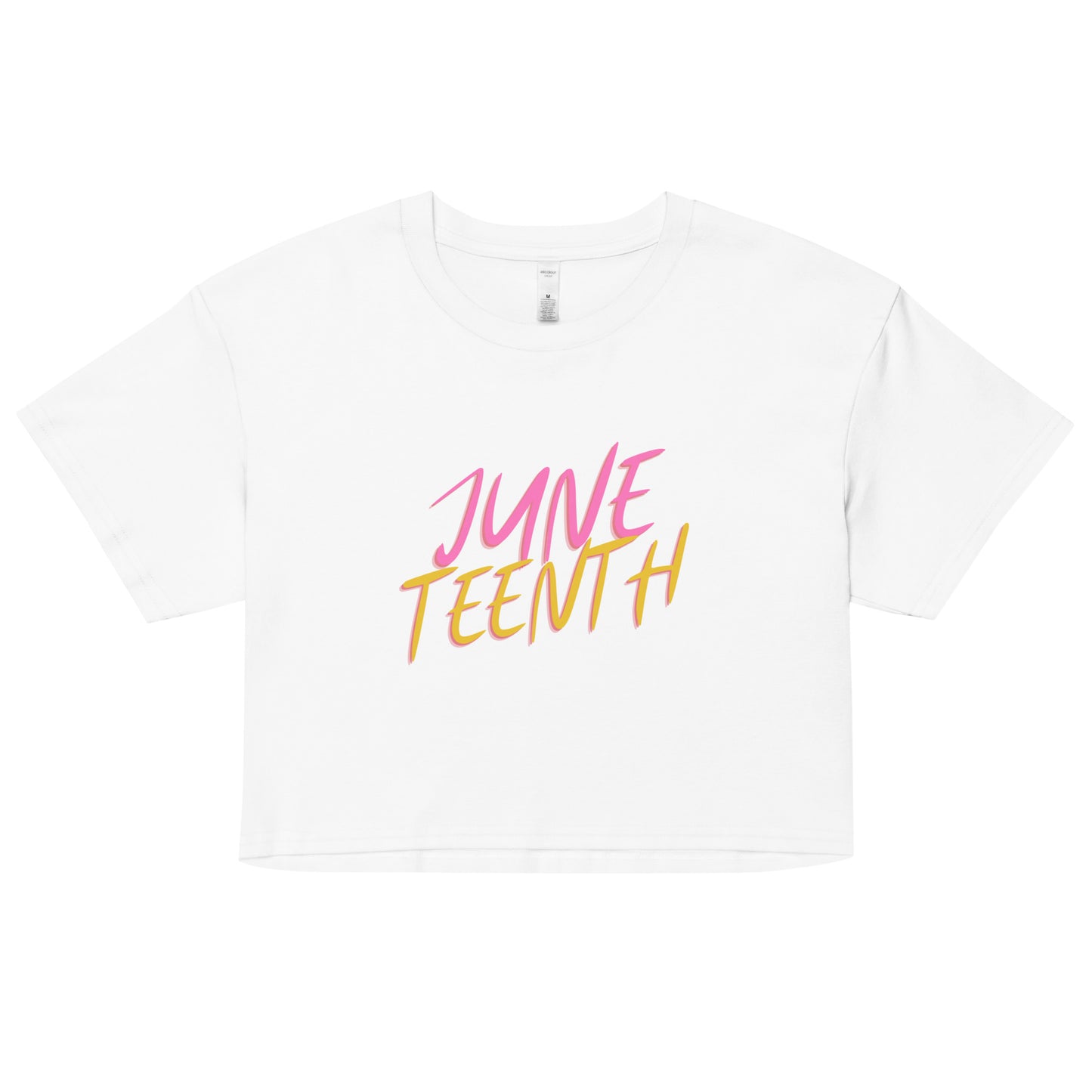 Juneteenth Vibes Crop Top