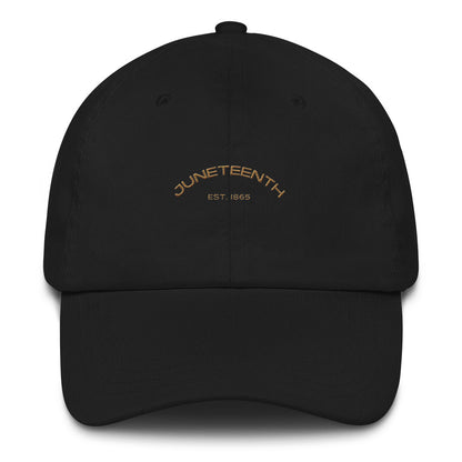 Premium Dad Hat, Juneteenth (Nude Font)