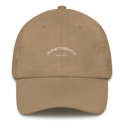 Premium Dad Hat, Juneteenth (White Font)