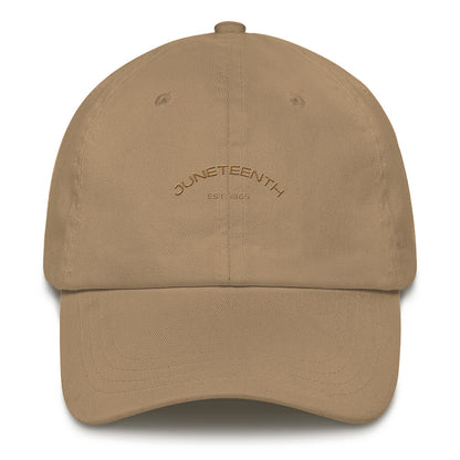 Premium Dad Hat, Juneteenth (Nude Font)