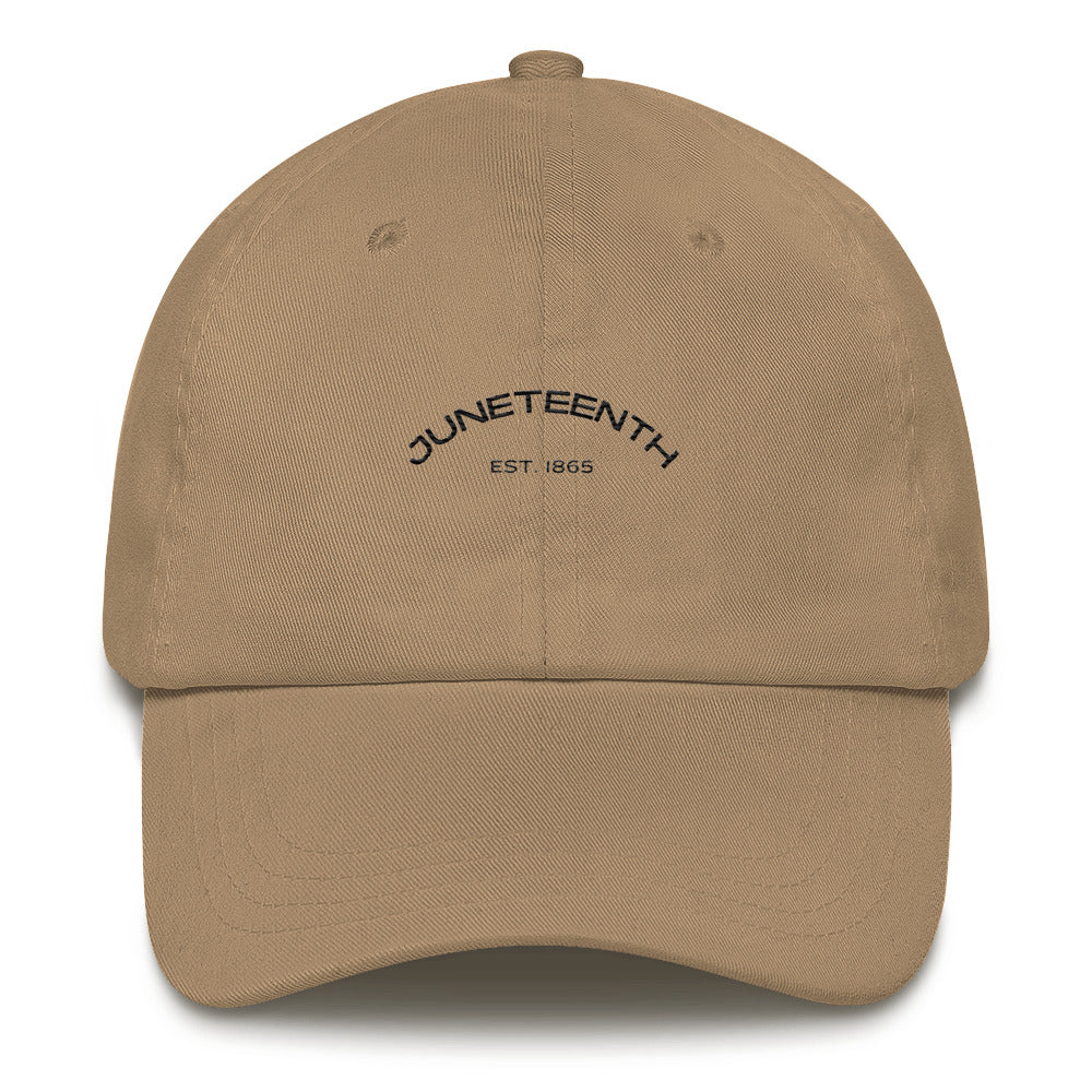 Premium Dad Hat, Juneteenth (Black Font)