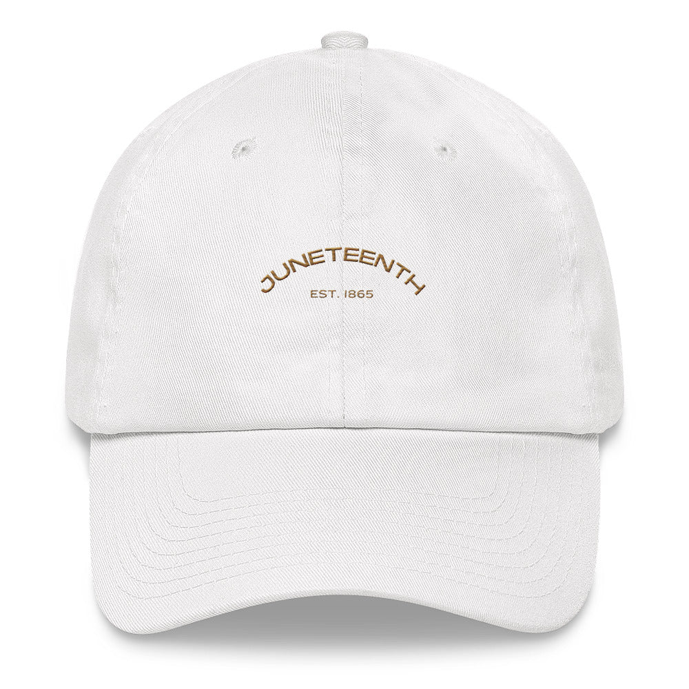 Premium Dad Hat, Juneteenth (Nude Font)