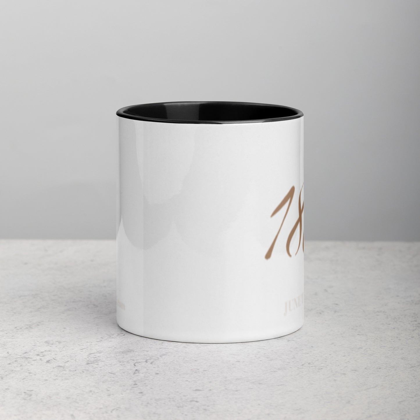 Aesthetic Juneteenth Mug (Black Trim & Inside)