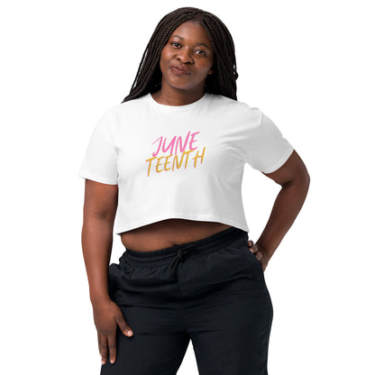 Juneteenth Vibes Crop Top